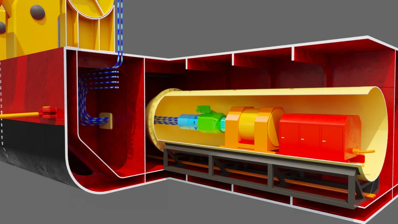 Generator capsule cutaway
